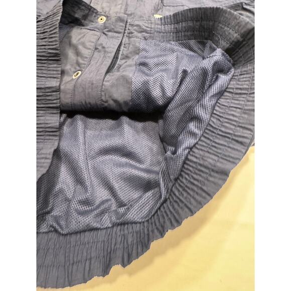 Gary Player Black Knight Men's Golf Windbreaker Jacket Size L Blue Multi Pocket - Picture 11 of 12